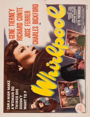 Whirlpool movie poster (1949) Stickers MOV_3abdd67c