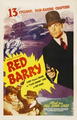 Red Barry movie poster (1938) canvas poster