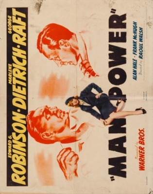 Manpower movie poster (1941) t-shirt