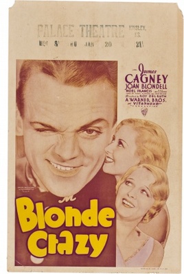 Blonde Crazy movie poster (1931) poster with hanger