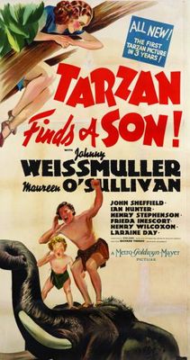 Tarzan Finds a Son! movie poster (1939) wood print