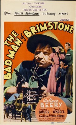 The Bad Man of Brimstone movie poster (1937) wooden framed poster