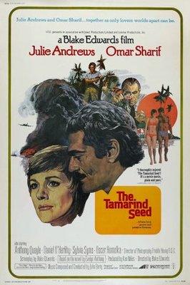The Tamarind Seed movie poster (1974) metal framed poster