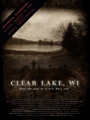 Clear Lake, WI movie poster (2009) pillow