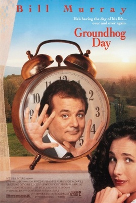 Groundhog Day movie poster (1993) poster with hanger