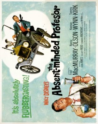 The Absent Minded Professor movie poster (1961) metal framed poster