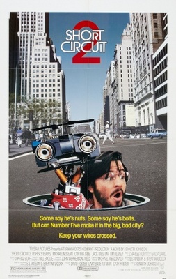 Short Circuit 2 movie poster (1988) metal framed poster
