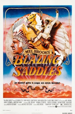 Blazing Saddles movie poster (1974) poster with hanger