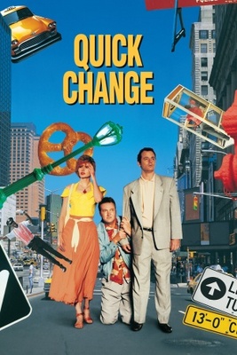 Quick Change movie poster (1990) wood print