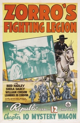 Zorro's Fighting Legion movie poster (1939) wood print