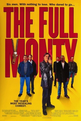 The Full Monty movie poster (1997) wood print