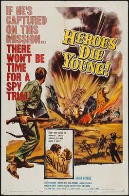 Heroes Die Young movie poster (1960) mouse pad