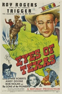Eyes of Texas movie poster (1948) wood print