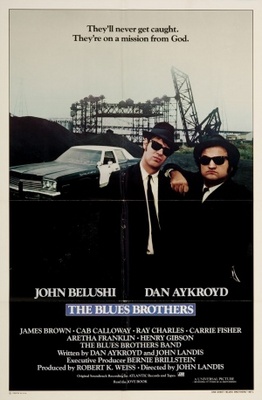 The Blues Brothers movie poster (1980) metal framed poster