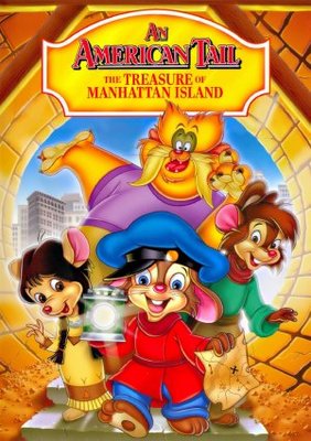 An American Tail: The Treasure of Manhattan Island movie poster (1998) poster with hanger