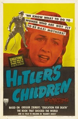 Hitler's Children movie poster (1943) wood print