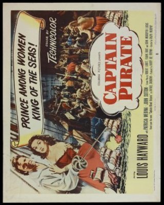 Captain Pirate movie poster (1952) t-shirt