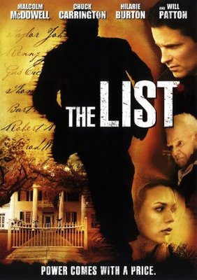 The List movie poster (2007) poster with hanger