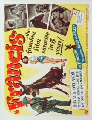 Francis movie poster (1950) metal framed poster