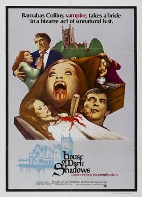House of Dark Shadows movie poster (1970) metal framed poster