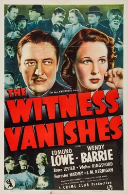 The Witness Vanishes movie poster (1939) poster with hanger