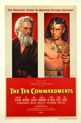 The Ten Commandments movie poster (1956) puzzle MOV_3c35fcb5