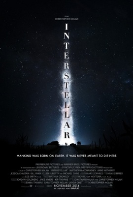 Interstellar movie poster (2014) Stickers MOV_3c3b2f59