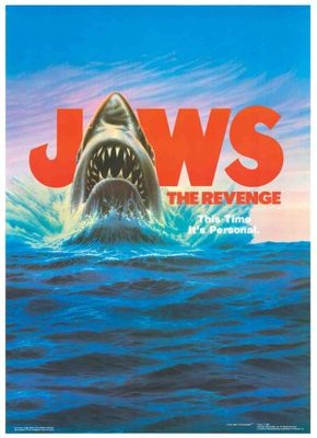 Jaws: The Revenge movie poster (1987) wood print