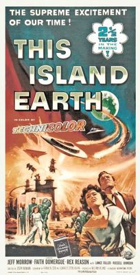 This Island Earth movie poster (1955) metal framed poster