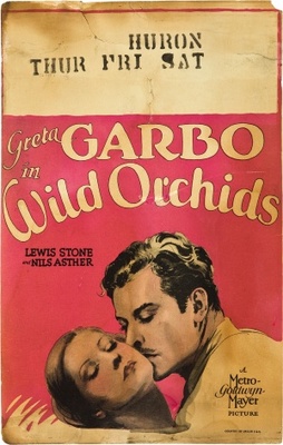 Wild Orchids movie poster (1929) wooden framed poster