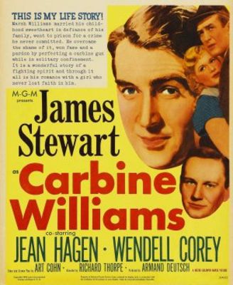 Carbine Williams movie poster (1952) mouse pad
