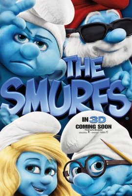 The Smurfs movie poster (2011) mouse pad