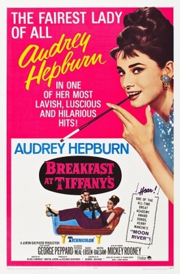 Breakfast at Tiffany's movie poster (1961) canvas poster