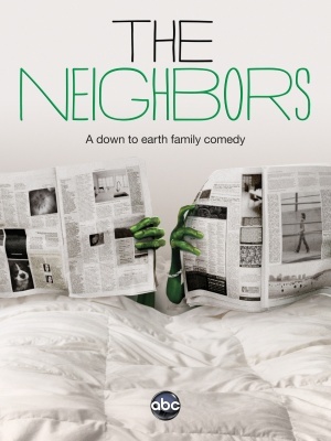 The Neighbors movie poster (2012) wood print