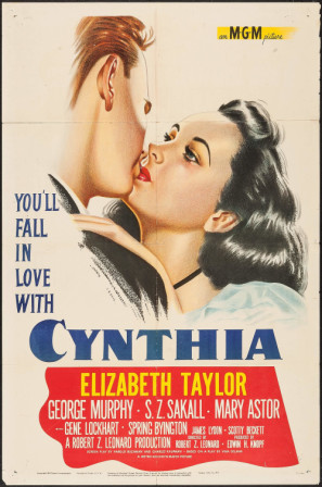 Cynthia movie poster (1947) wooden framed poster