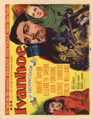 Ivanhoe movie poster (1952) tote bag