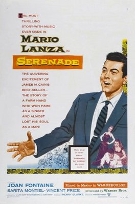 Serenade movie poster (1956) poster with hanger