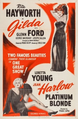 Gilda movie poster (1946) wood print