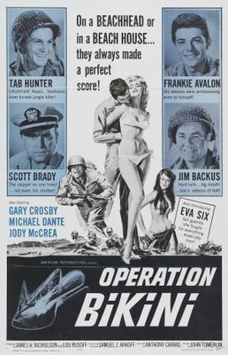 Operation Bikini movie poster (1963) wood print