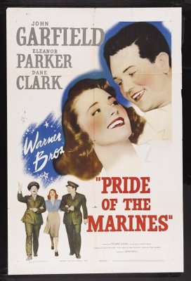 Pride of the Marines movie poster (1945) wood print