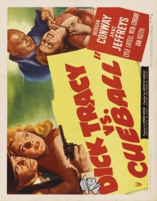 Dick Tracy vs. Cueball movie poster (1946) metal framed poster