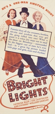 Bright Lights movie poster (1935) canvas poster