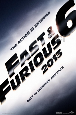 The Fast and the Furious 6 movie poster (2013) pillow