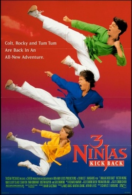 3 Ninjas Kick Back movie poster (1994) canvas poster