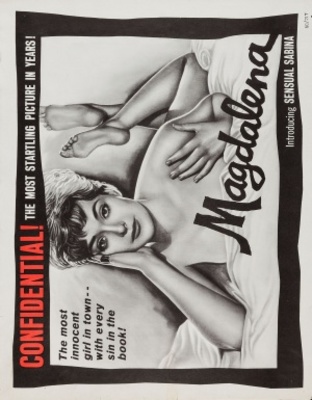Liebe kann wie Gift sein movie poster (1958) metal framed poster