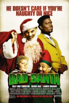 Bad Santa movie poster (2003) Poster MOV_3dec2034
