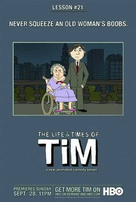 The Life & Times of Tim movie poster (2008) tote bag