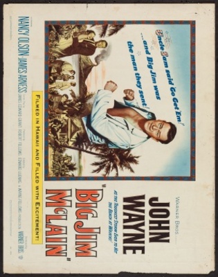 Big Jim McLain movie poster (1952) wood print