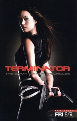 Terminator: The Sarah Connor Chronicles movie poster (2008) wooden framed poster
