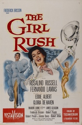 The Girl Rush movie poster (1955) canvas poster